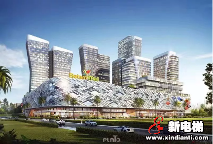 恒达富士包揽南浔新兴核心商圈地标——正一广场所有电梯项目(图11)