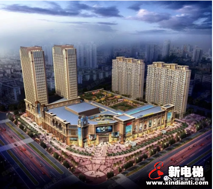 恒达富士包揽南浔新兴核心商圈地标——正一广场所有电梯项目(图12)