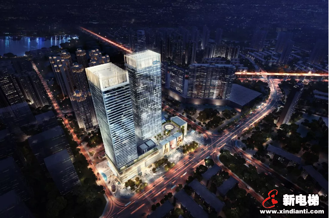 迅达电梯首次携手中港置业，打造高端城市经济综合体(图1)