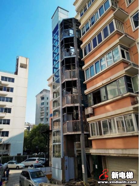 西继迅达丨宁波云石街45号旧楼加装电梯(图1) 西继迅达丨宁波云石街45号旧楼加装电梯(图1)