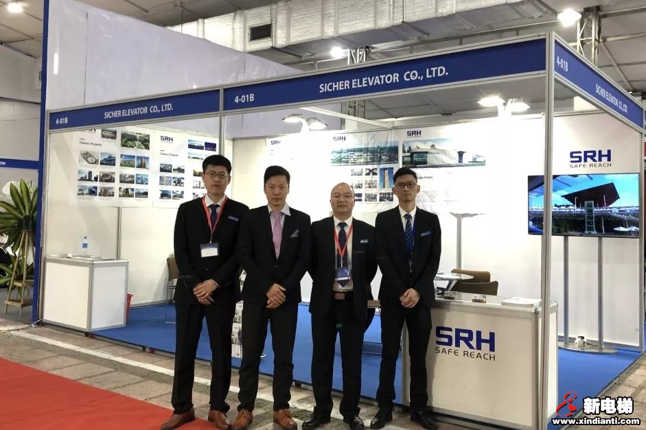 森赫电梯亮相2019年越南国际电梯展览会(图4)