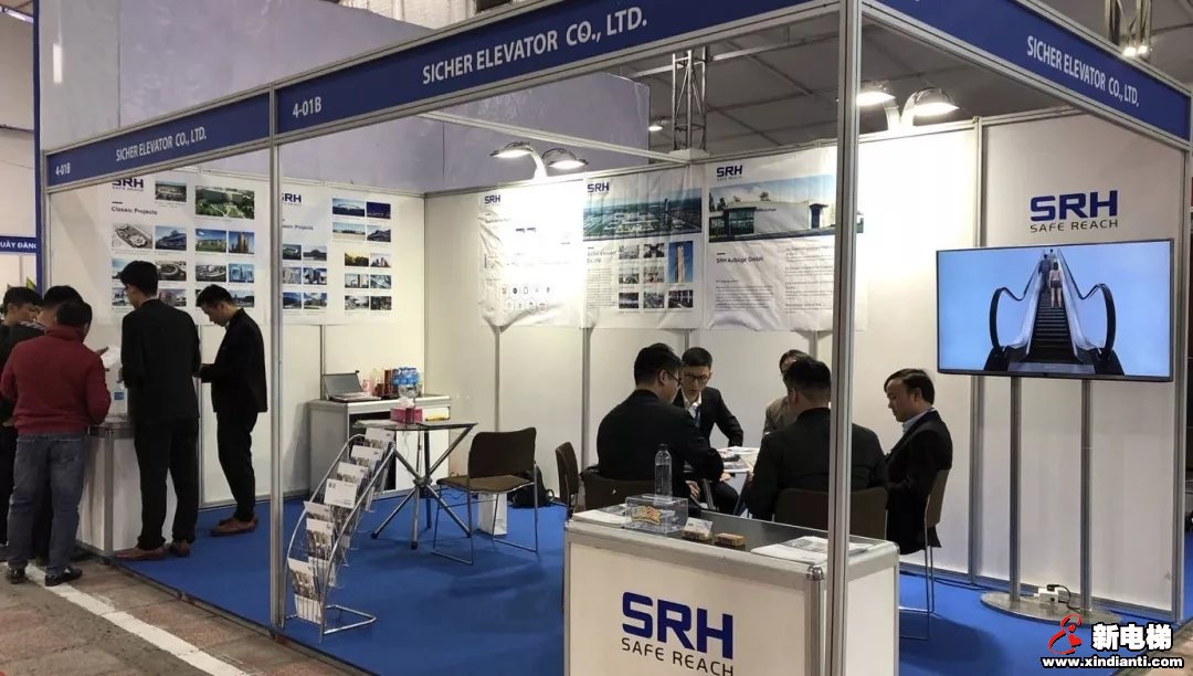 森赫电梯亮相2019年越南国际电梯展览会(图3)
