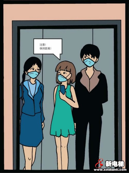 巨龙电梯防范病毒，智能科技健康守护(图1)