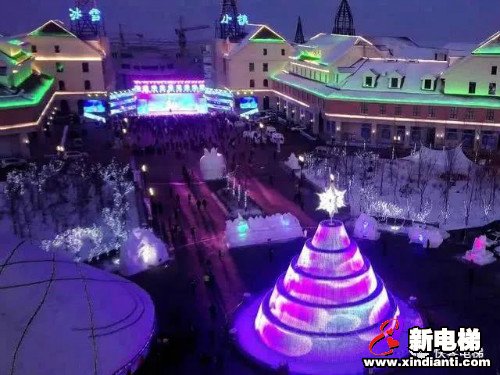 快客为新疆冰雪特色小镇提供57台高端客梯(图3)