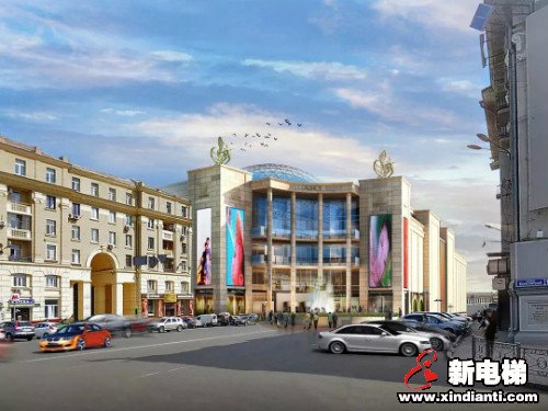 恒达富士为乌克兰首都基辅最大综合性商业中心提供高品质电梯(图3)