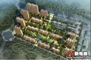 恒达富士电梯经典项目︱陕西西安周至万联翡翠湾