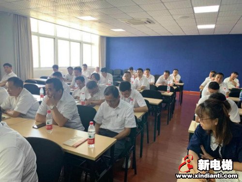 江苏省吴江区巡查组及汾湖安监领导莅临康力电梯开展安全生产百日宣讲活动(图2)