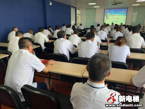 江苏省吴江区巡查组及汾湖安监领导莅临康力电梯开展安全生产百日宣讲活动(图3)