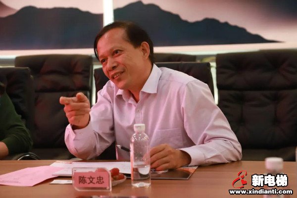 广州市城市建设职业学校陈文忠校长一行莅临菱王电梯考察指导(图7)