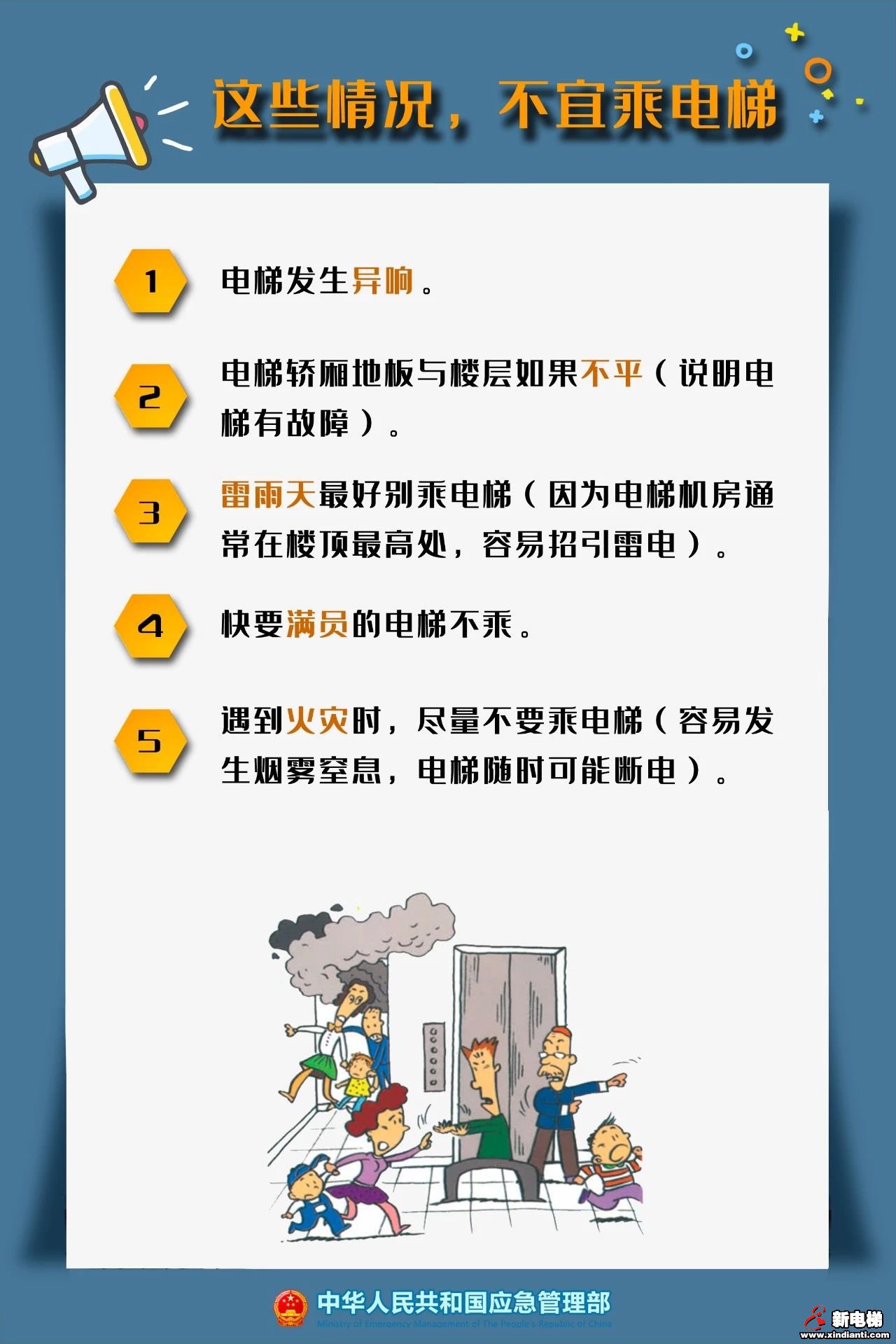 应急科普 | 乘电梯,这些行为很危险!(图2) 应急科普 | 乘电梯,这些行为很危险!(图2)