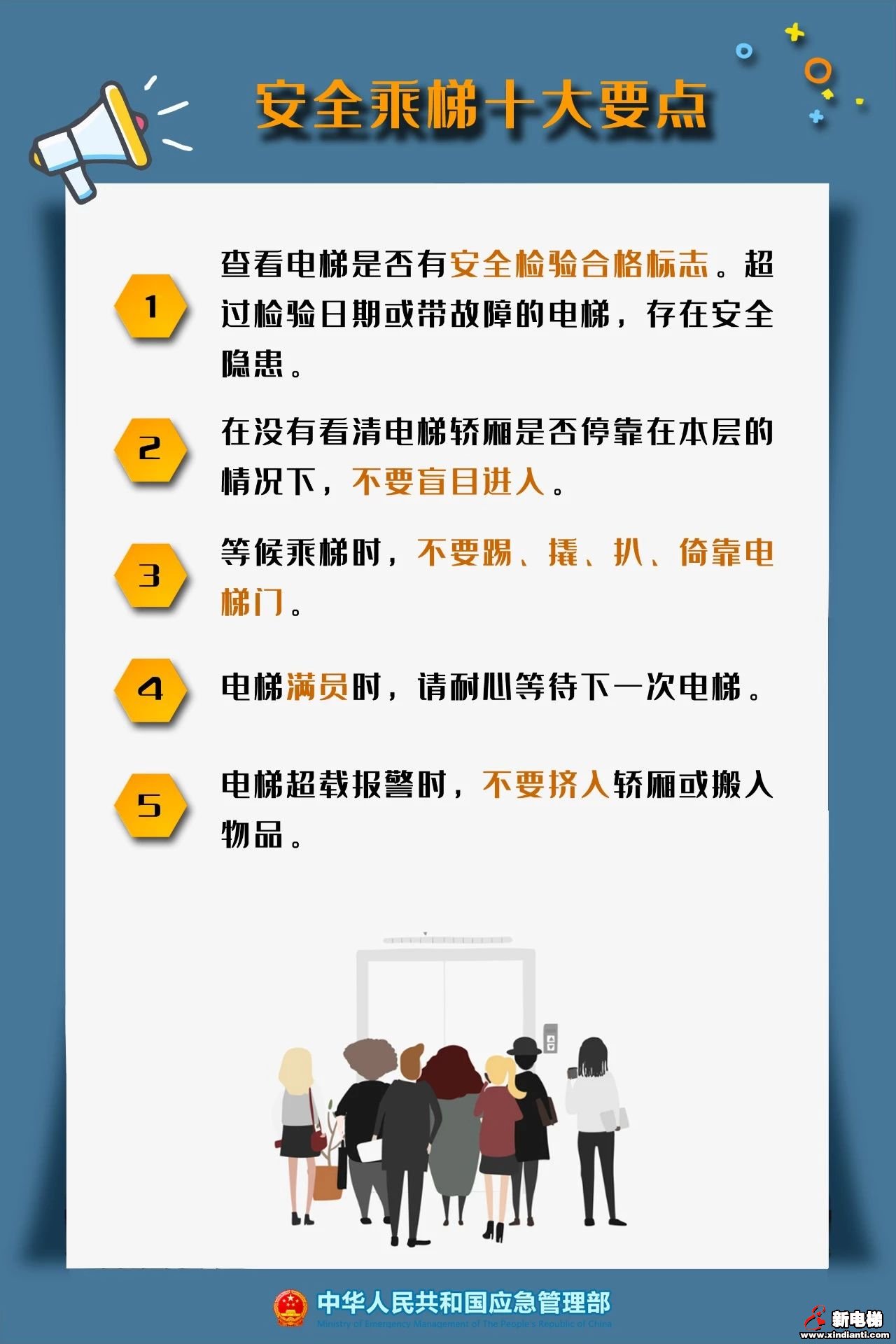 应急科普 | 乘电梯,这些行为很危险!(图4) 应急科普 | 乘电梯,这些行为很危险!(图4)