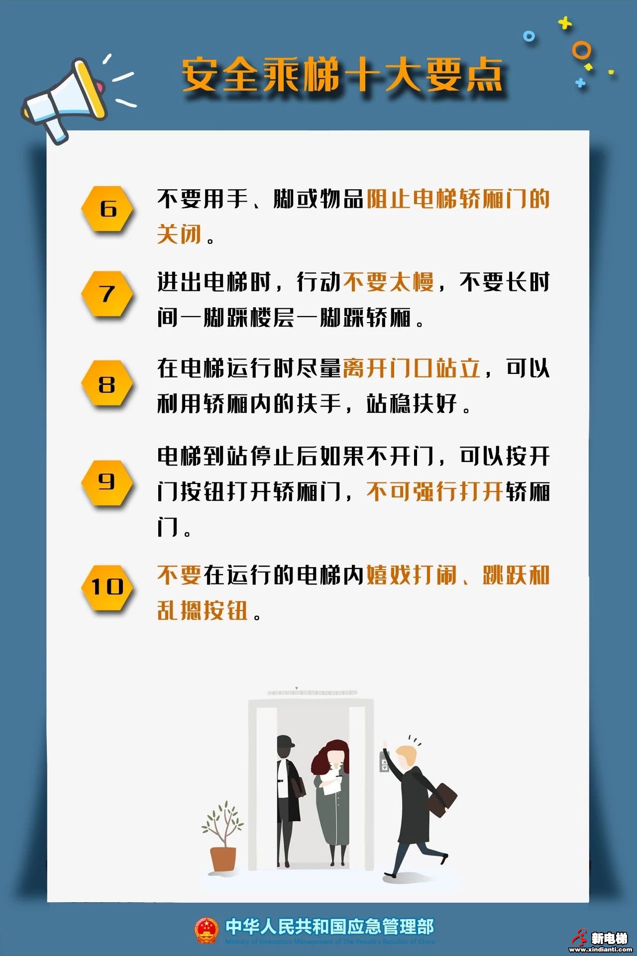 应急科普 | 乘电梯,这些行为很危险!(图5) 应急科普 | 乘电梯,这些行为很危险!(图5)