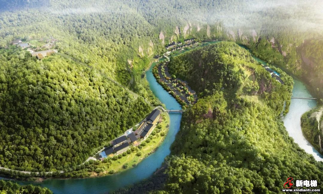 莱茵斜行电梯入驻又一高端山水度假酒店(图2)