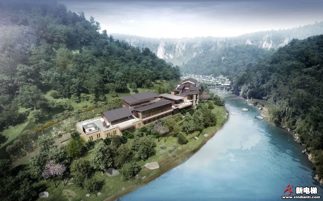 莱茵斜行电梯入驻又一高端山水度假酒店(图3)