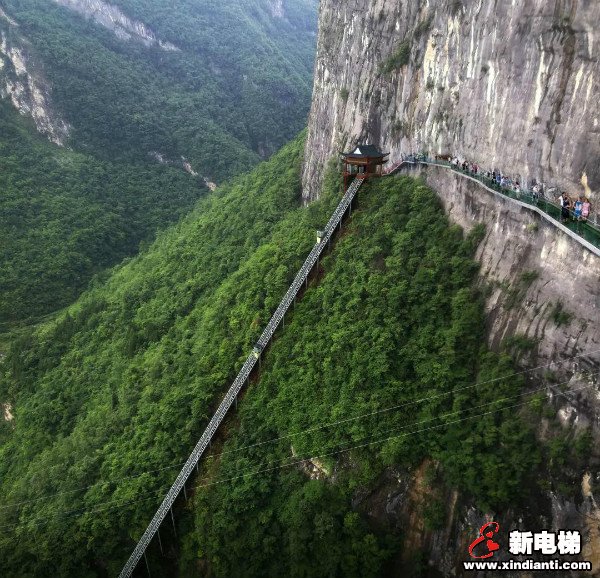创“中国之最”！绝壁“世外桃源”的进出之梯(图4)