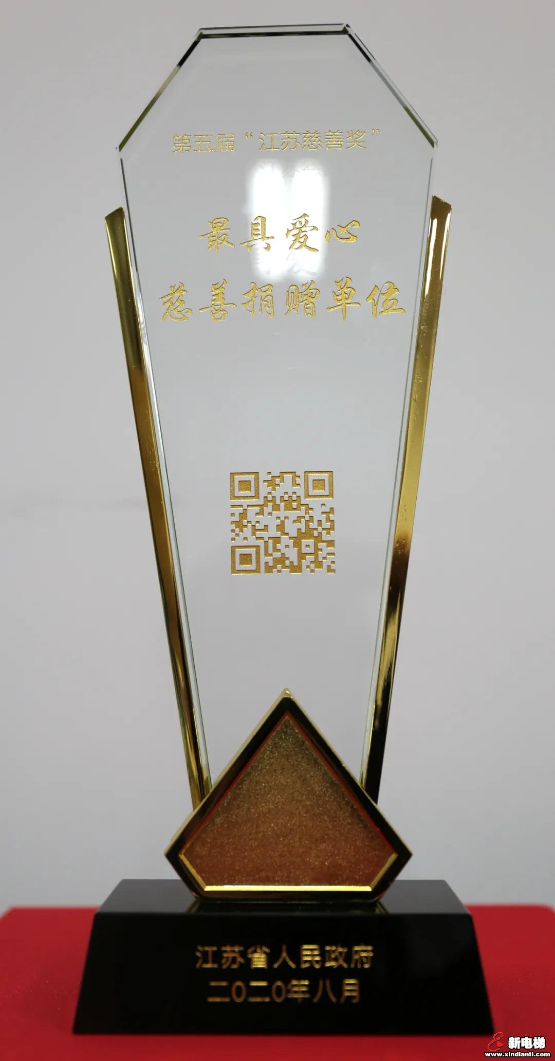 康力电梯再次荣获“江苏慈善奖”(图2)