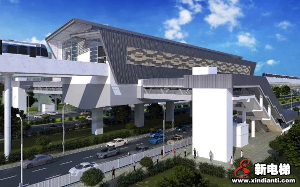 轨交市场乘风破浪--康力电梯服务马来西亚吉隆坡轻轨3号线(图1)