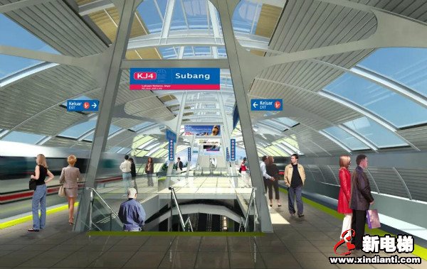 轨交市场乘风破浪--康力电梯服务马来西亚吉隆坡轻轨3号线(图3)