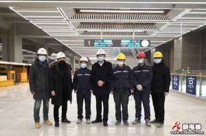 康力电梯董事长王友林视察京沈高铁北京朝阳站慰问一线员工