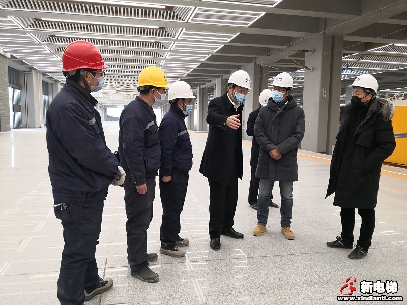 康力电梯董事长王友林视察京沈高铁北京朝阳站慰问一线员工(图4)