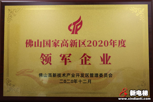 实力斩获佛山高新区两项大奖 菱王电梯展民族品牌风采(图2)