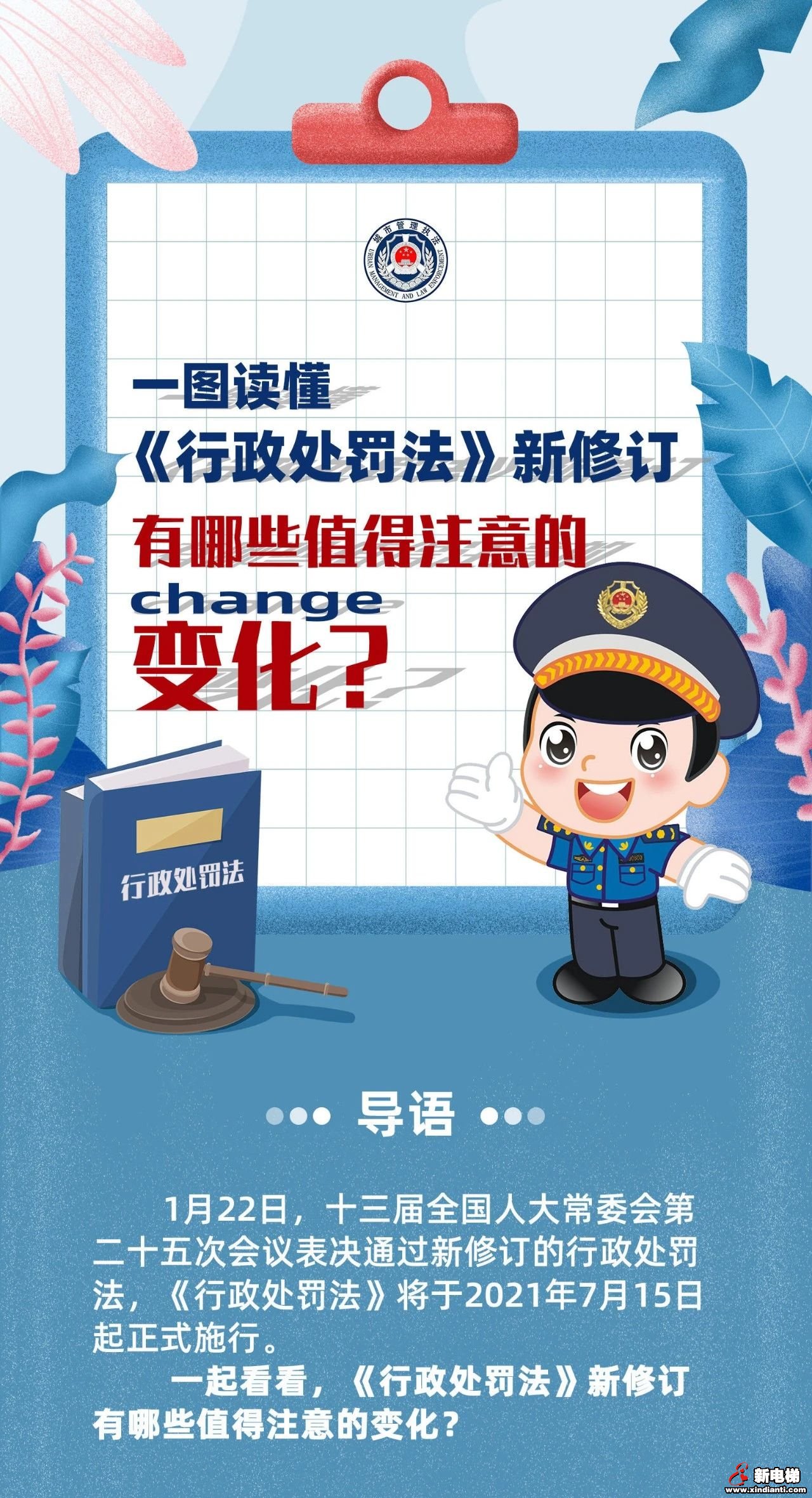 一图读懂《行政处罚法》新修订有哪些值得注意的变化？2021年7月15日起实施(图1)
