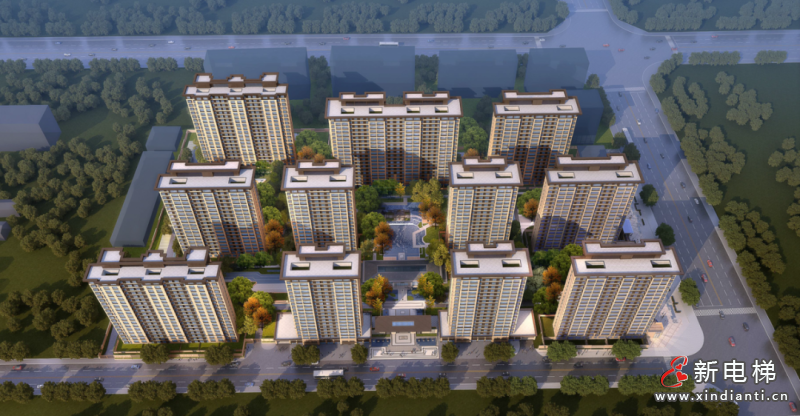 城市进阶，森赫电梯焕新山西运城高端人居想象(图5)