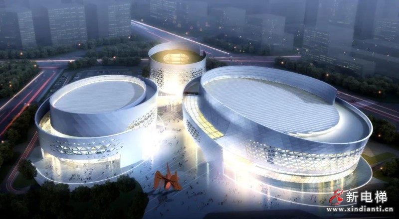 成都天府新区省级文化中心&康力电梯 共筑“书卷”地标(图2)