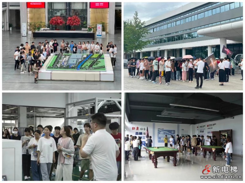 校企合作 双向“奔赴”丨高校师生进森赫电梯，讲好“开学第一课”(图4)