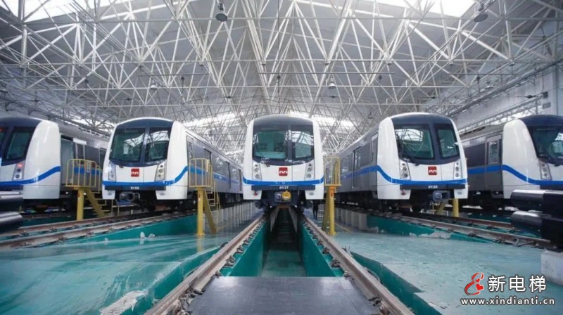 为古都“嘉”速，158台江南嘉捷电、扶梯产品服务西安地铁8号线！(图2)