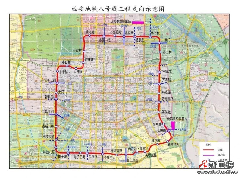 为古都“嘉”速，158台江南嘉捷电、扶梯产品服务西安地铁8号线！(图3)