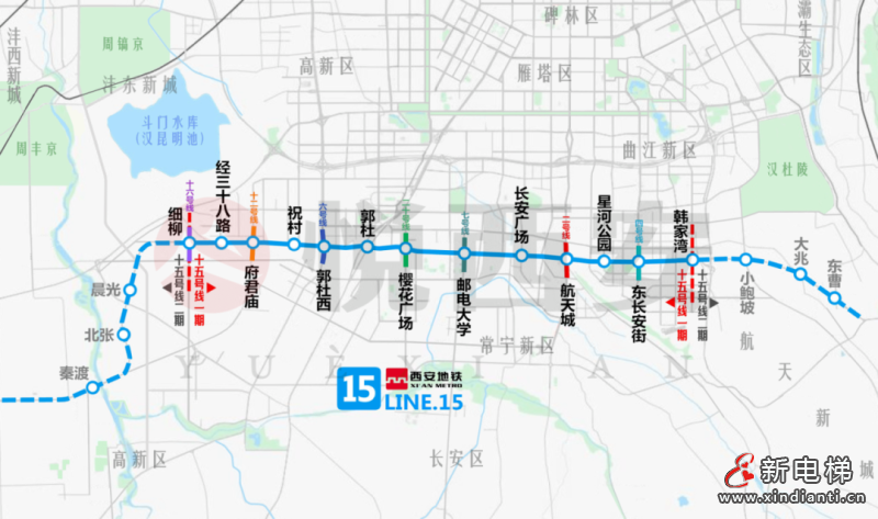 康力电梯二度携手西安地铁 102台电扶梯服务15号线(图3)
