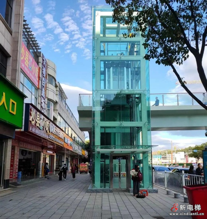 康力电梯高质量助力大理火车站站前天桥无“碍”升级(图3)