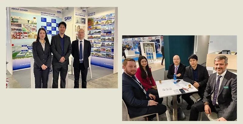 森赫电梯亮相2023年意大利米兰电梯展览会