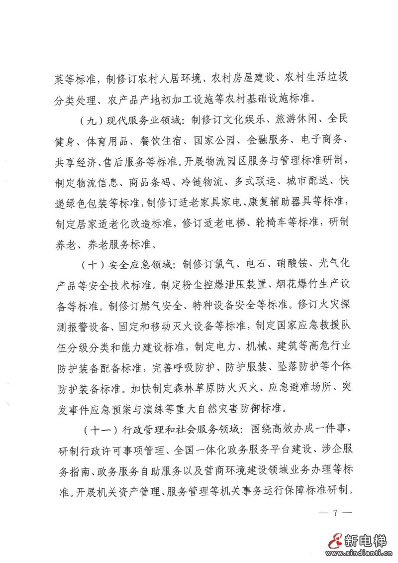 国家标准化管理委员会印发《2024年国家标准立项指南》，立项重点涉及11个领域(图7)