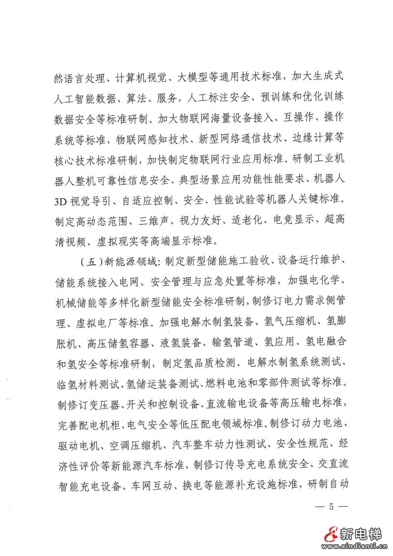 国家标准化管理委员会印发《2024年国家标准立项指南》，立项重点涉及11个领域(图5)