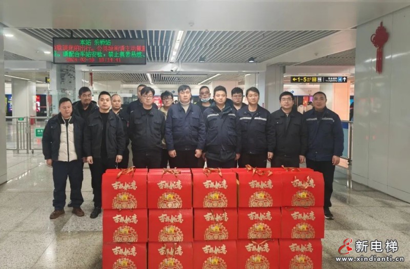 致敬“春节坚守者”| 康力电梯总裁朱琳昊新春赴一线 慰问服务团队(图6)