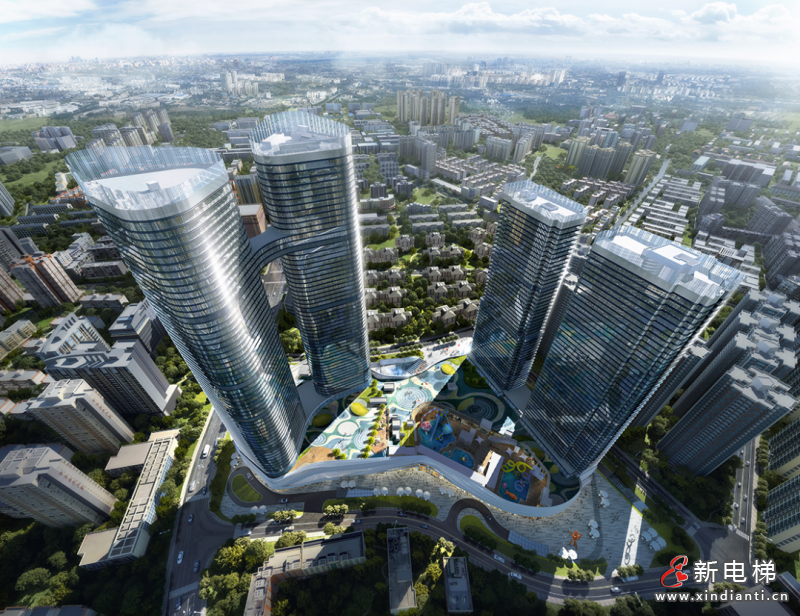 成都新地标@康力4m/s高速梯(图1)