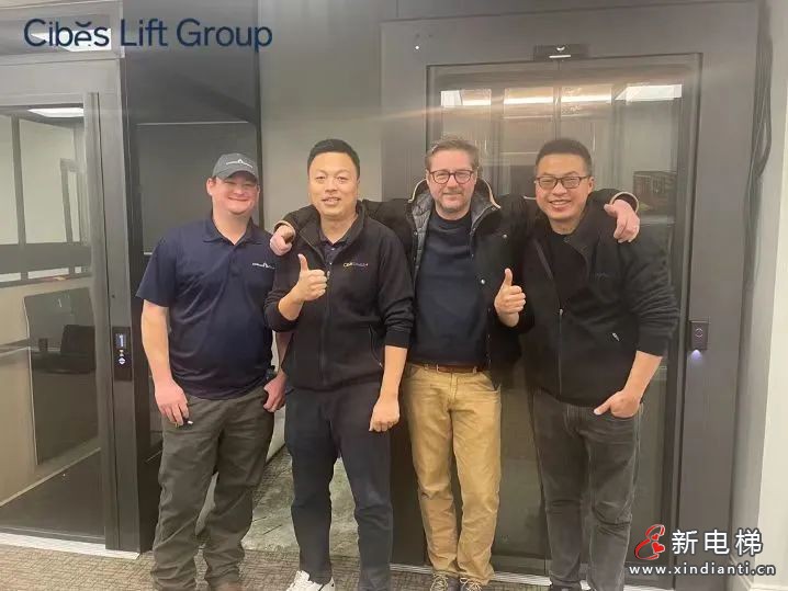 CIBES NEWS | 西柏思Antera Z90轿厢电梯在美国亚特兰大展厅闪耀登场
