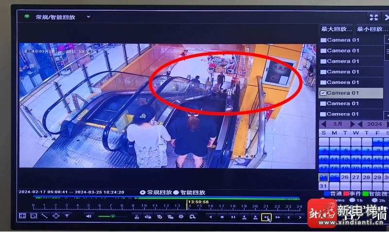 海南海口：一商场自动扶梯“带病”运行致人摔伤，电梯维保记录涉嫌造假(图1)