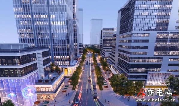 23台康力4m/s高速梯！杭州廊湾科创中心双子楼(图5)