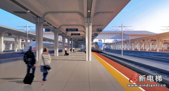 东北东部规模最大的铁路客运站@康力电梯！(图3)