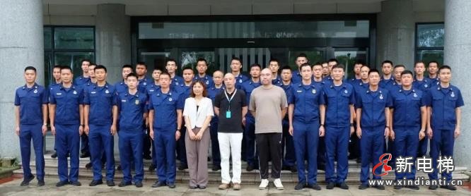 市消防大队电梯应急救援培训在苏州莱茵电梯股份有限公司成功举行