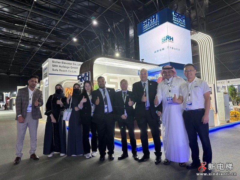 森赫电梯闪耀 2024 年沙特利雅得国际电梯展览上再展风采(图4)