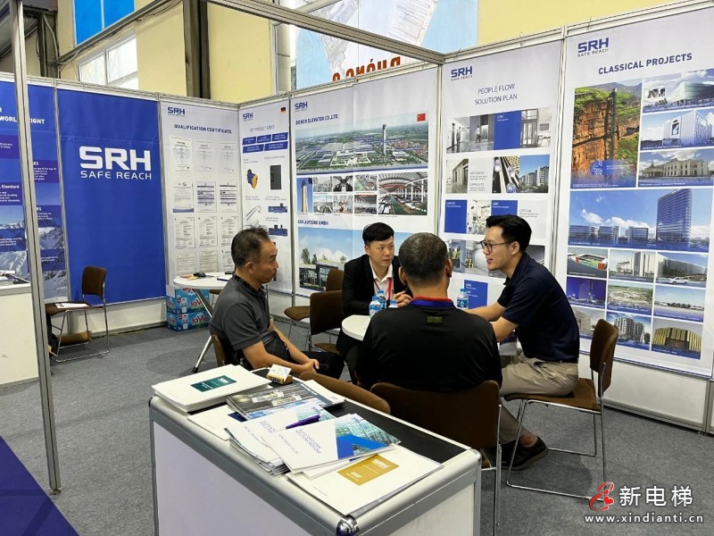 森赫电梯亮相第三届越南国际电梯及配件展览，闪耀全球市场(图5)