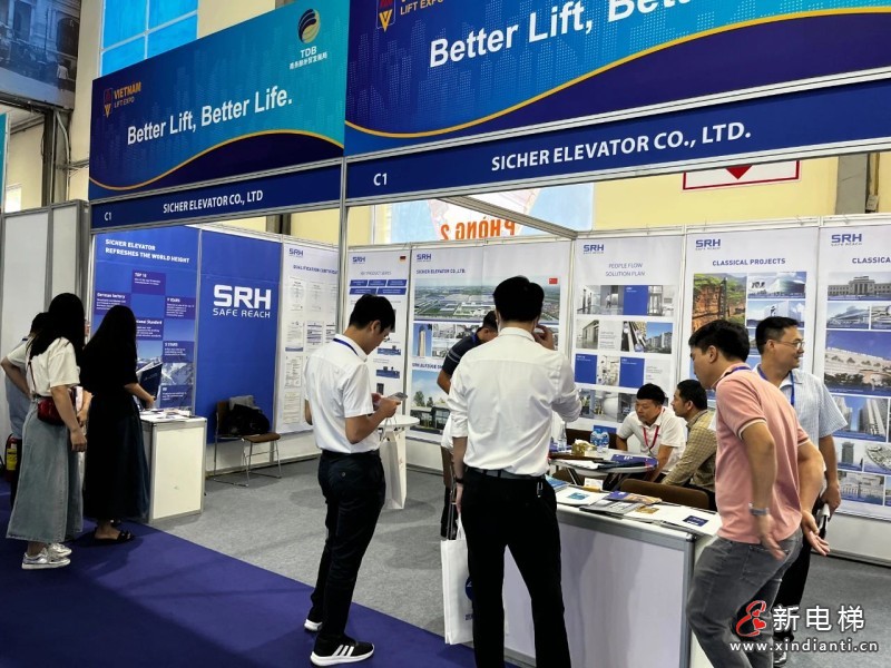 森赫电梯亮相第三届越南国际电梯及配件展览，闪耀全球市场(图4)