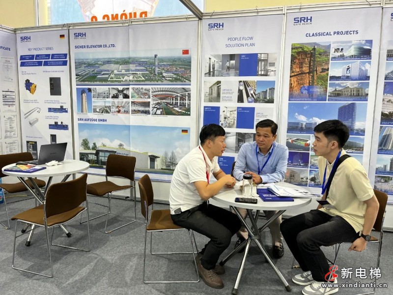 森赫电梯亮相第三届越南国际电梯及配件展览，闪耀全球市场(图6)