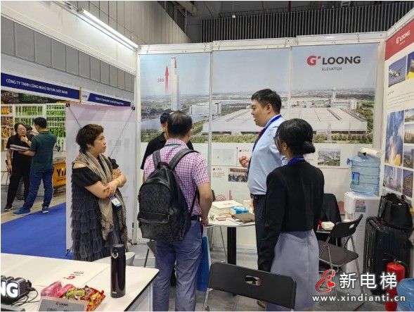 巨龙电梯亮相2024越南国际电梯展(图4)
