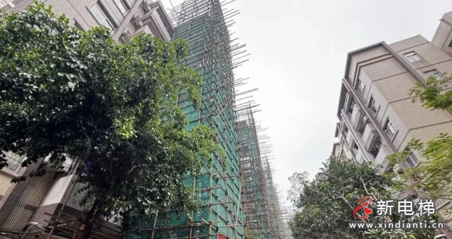 广东阳江：富康公租房小区为步梯房加装35台电梯