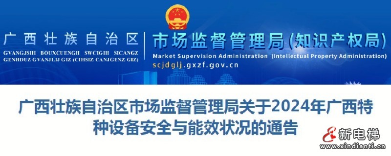 广西通报2024年全区特种设备安全状况：全区拥有电梯234887台，同比增长7.9%‌，电梯事故0起…